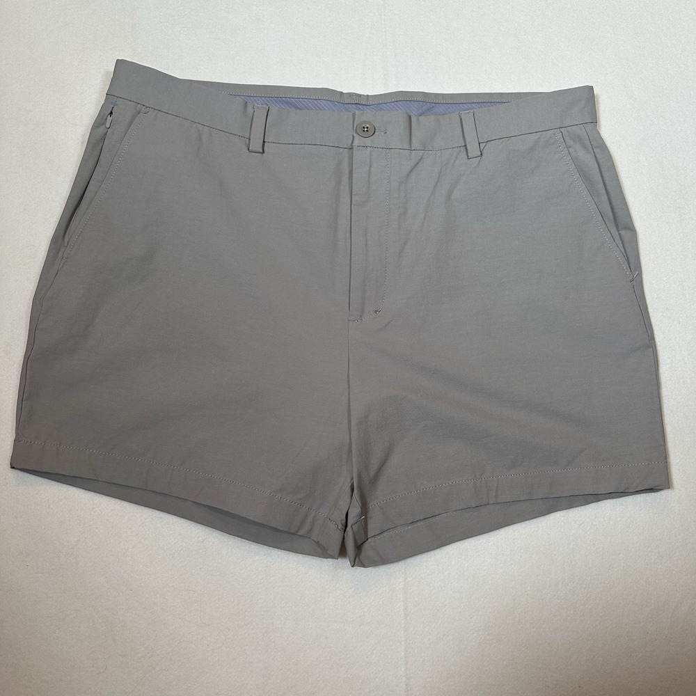 Vineyard Vines On The Go Shorts Khaki Tan Men's 38 Preppy Performance New